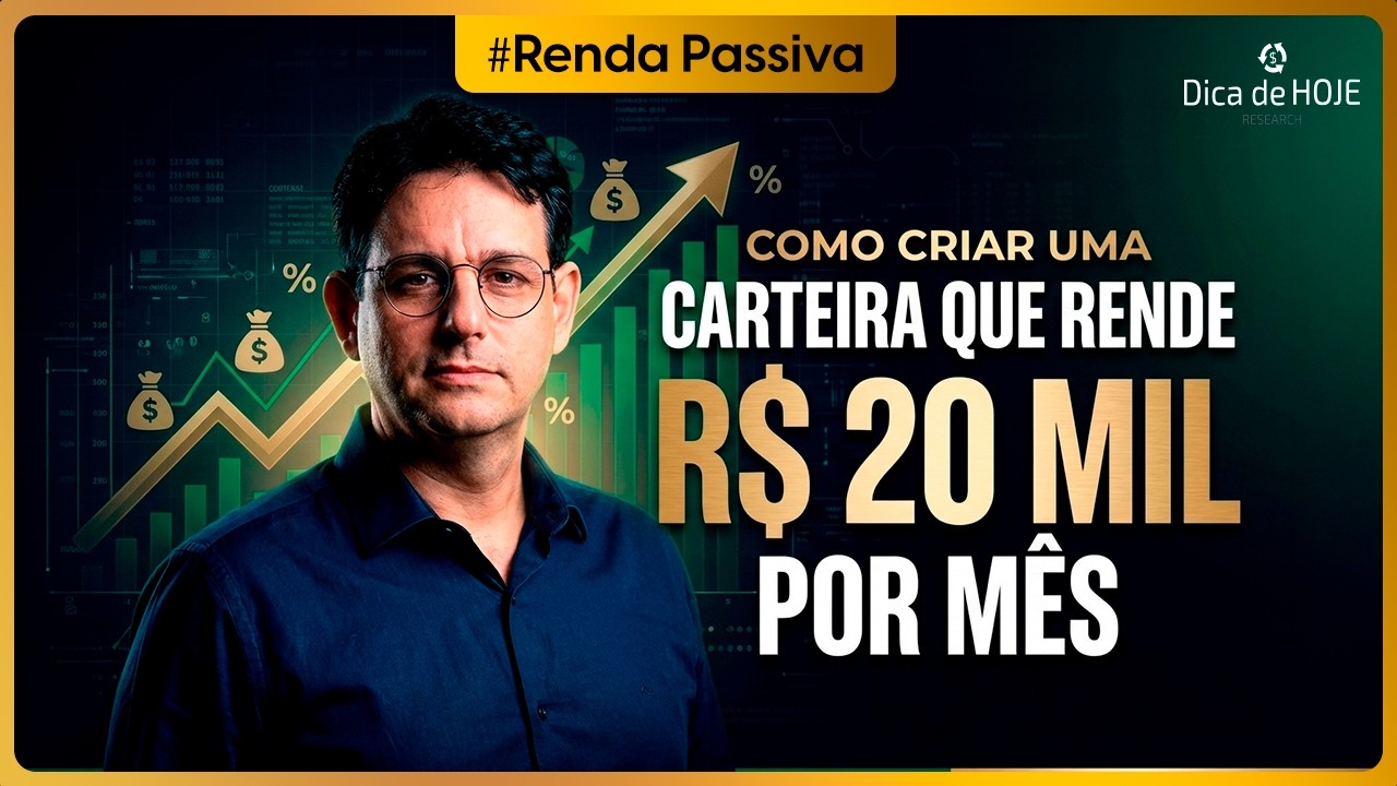 Como criar uma CARTEIRA QUE RENDE R$ 20 mil por mês