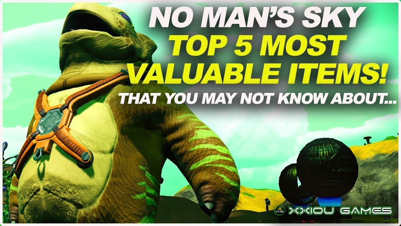TOP 5 Most VALUABLE Items In No Man's Sky | TIPS CRAFTING