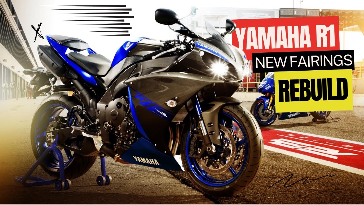 Rebuilding a WRECKED 2014 Yamaha YZF-R1| Installing New Auctmarts injection molding Fairings!
