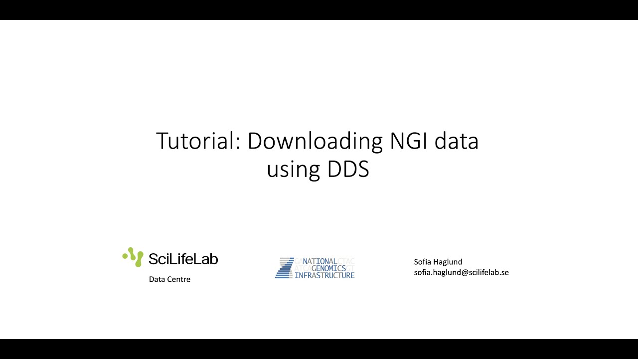 Tutorial: Downloading NGI data using DDS
