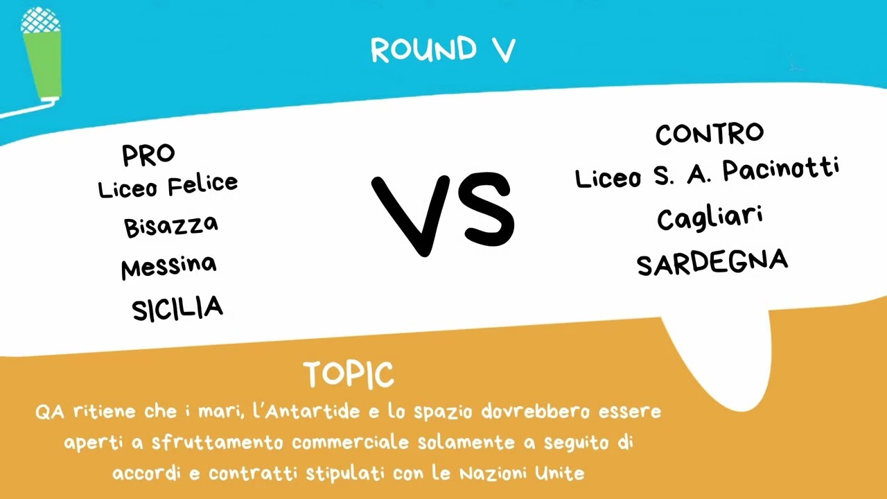 Round 5 Liceo F. Bisazza (Sicilia) VS Liceo A. Pacinotti (Sardegna) - Sez. Italiano - CND 2025
