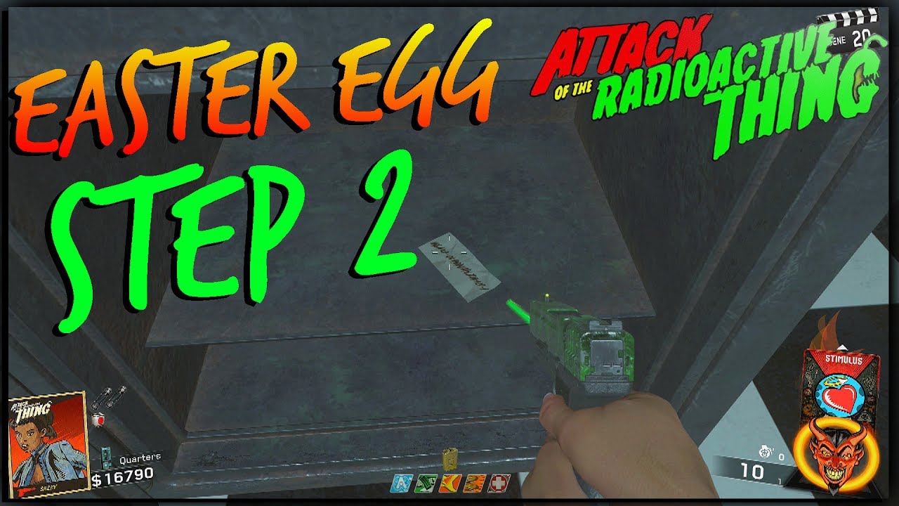 Attack Of The Radioactive Thing Easter Egg Guide! Step 2: Opening The Safe