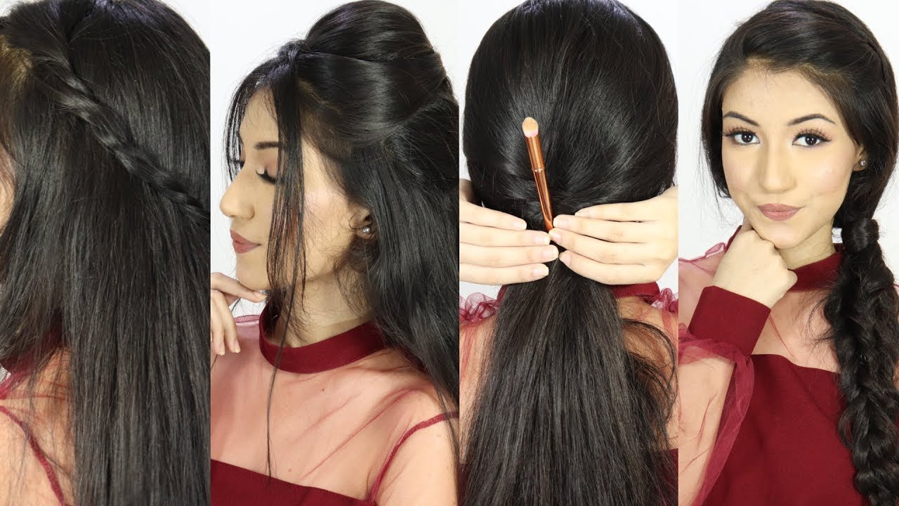 Beautiful Festive Hairstyle For Party or Wedding | Most Easy Hairstyles