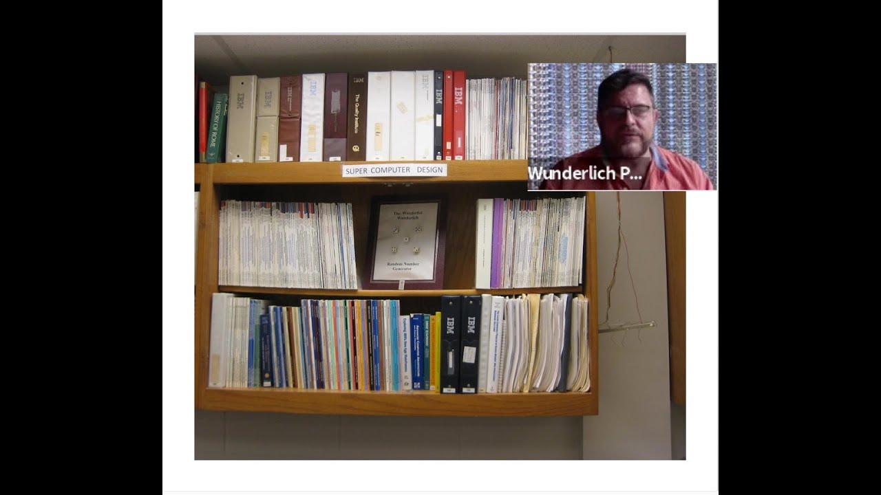 2020 LECTURE: J. Wunderlich PhD  IBM 