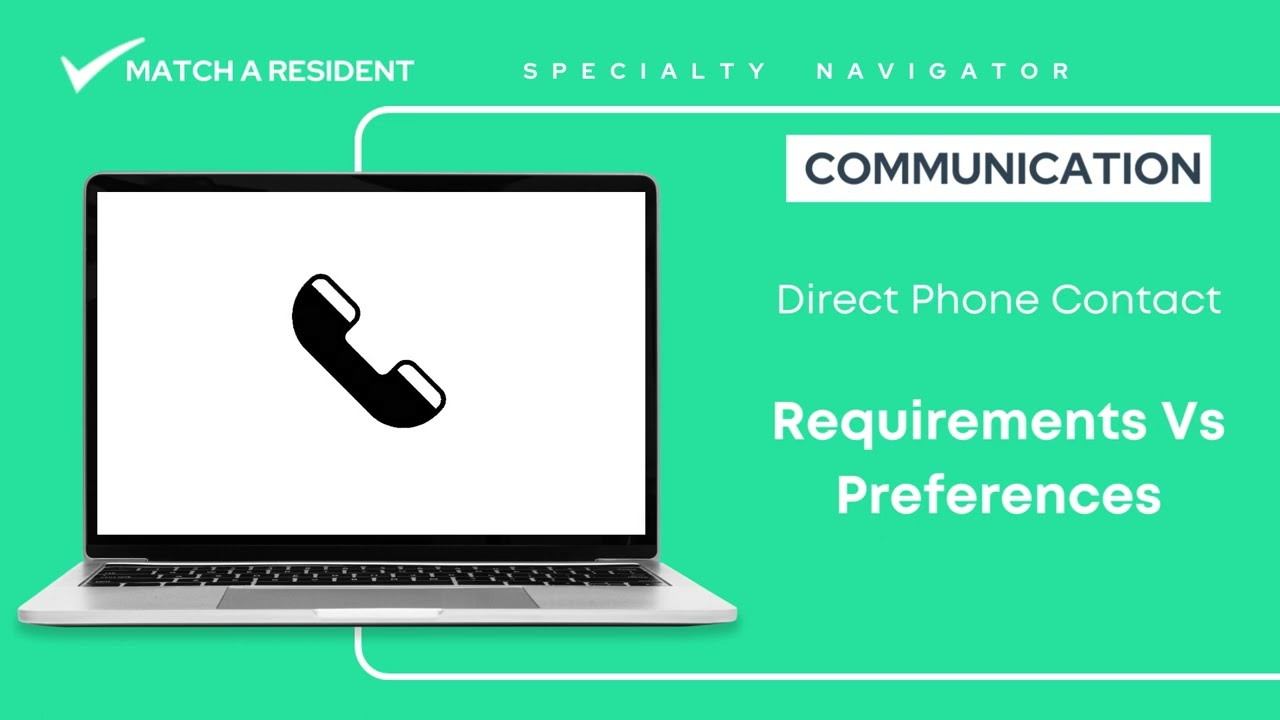 Match A Resident's Residency Specialty Navigator