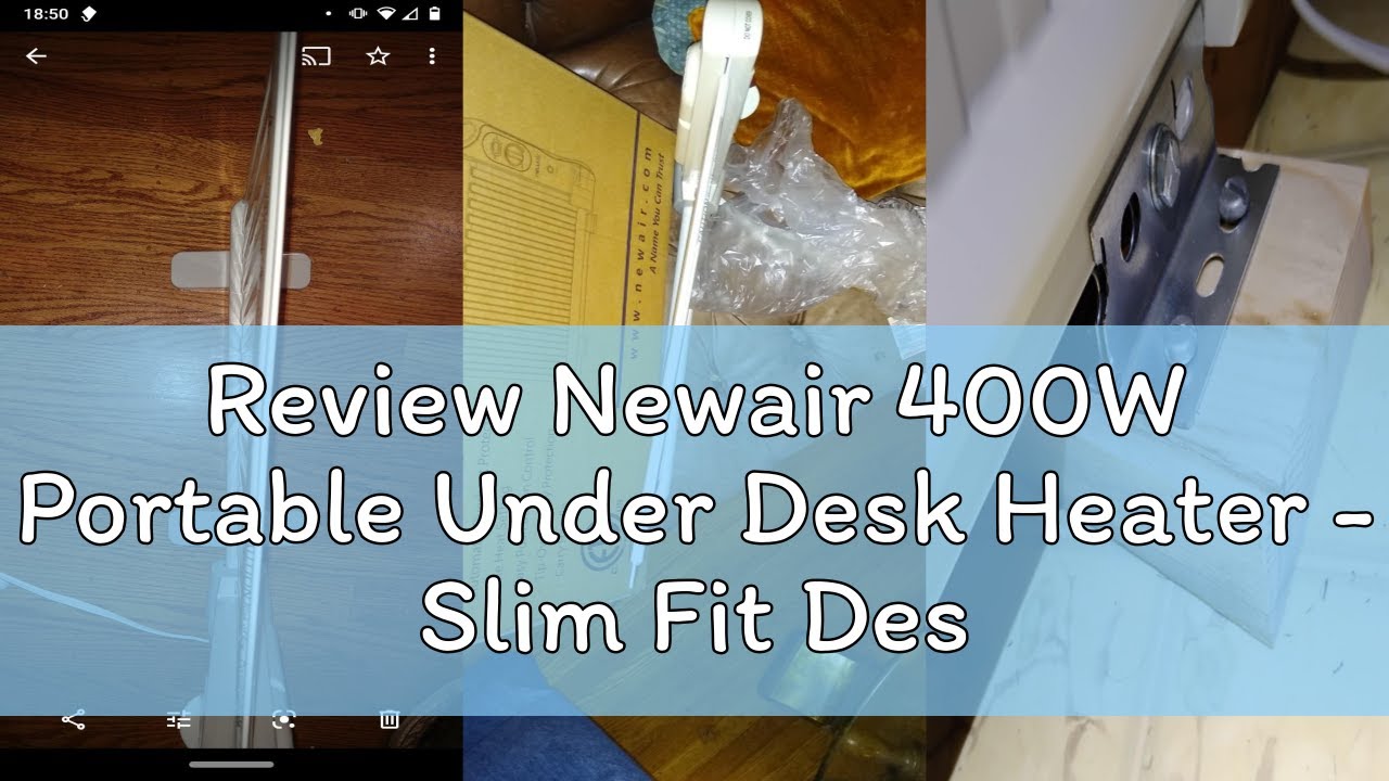 Review Newair 400W Portable Under Desk Heater - Slim Fit Design with Silent, Energy-Efficient Operat