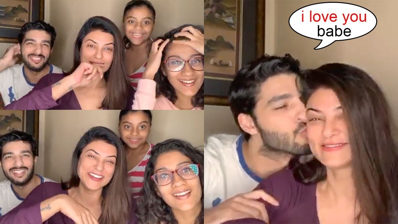Sushmita Sen Live Masti With Bf Rohman Shawl And Daughter Renee Sen & Alisah Sen