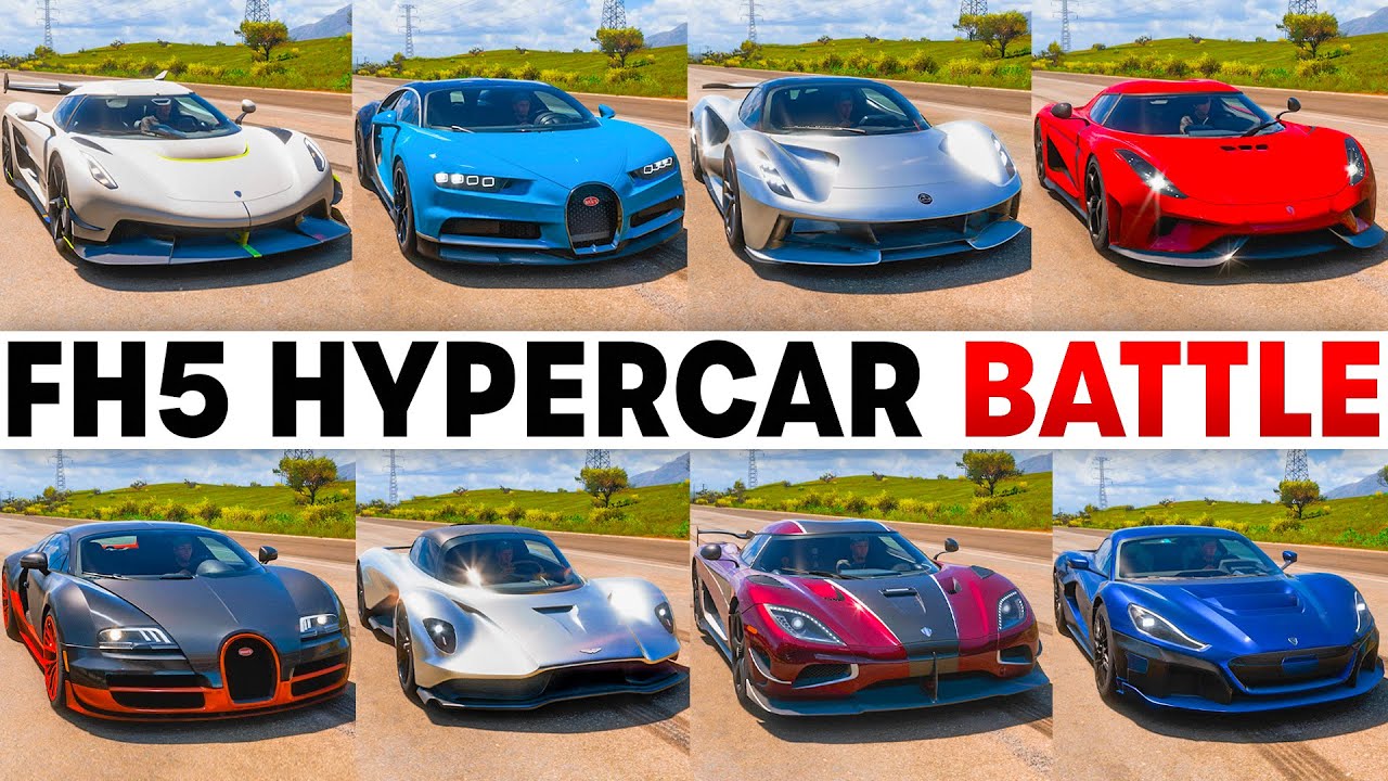 FH5 Acceleration Battle | The Fastest Hypercars In The World!