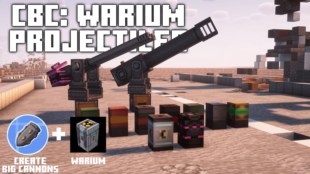 Обзор мода CBC: Warium Projectiles в Майнкарфте