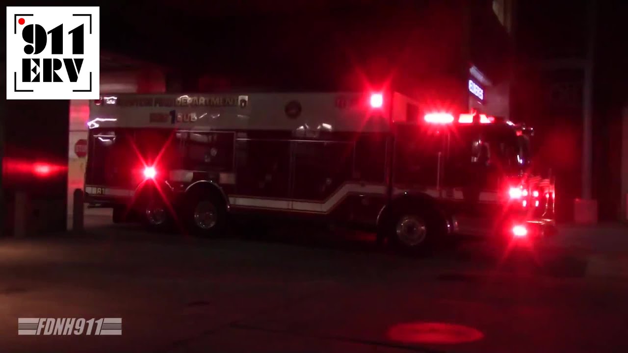 Boston Fire Rescue 1 Responding