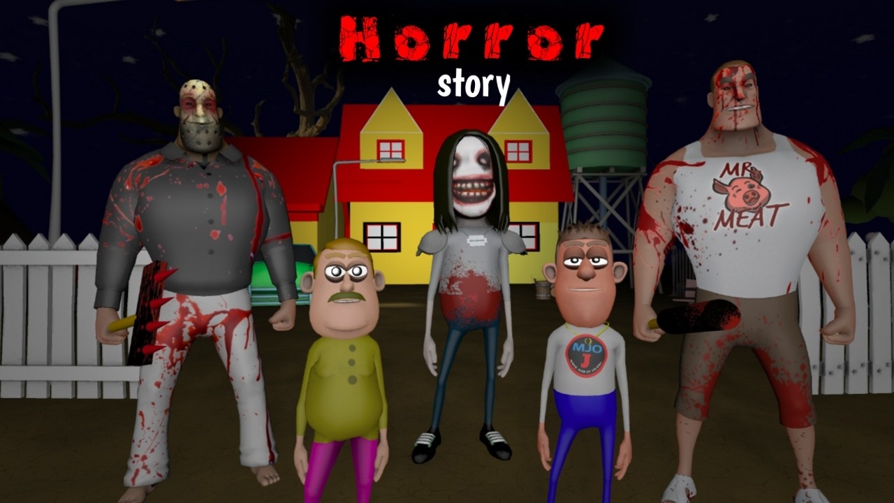 Jeff horror Story || Gupta Ji Mishra Ji  || chiku miku scarry vines