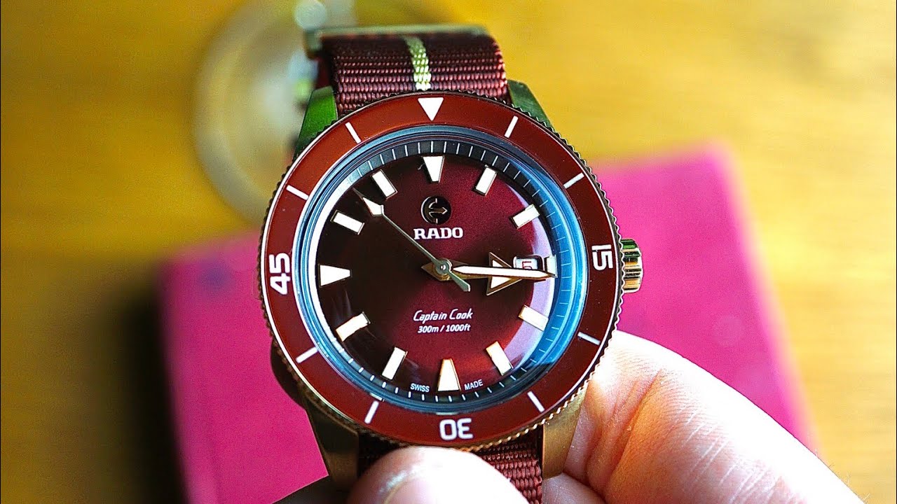 Are RADO on your radar? Captain Cook Bronze & Red