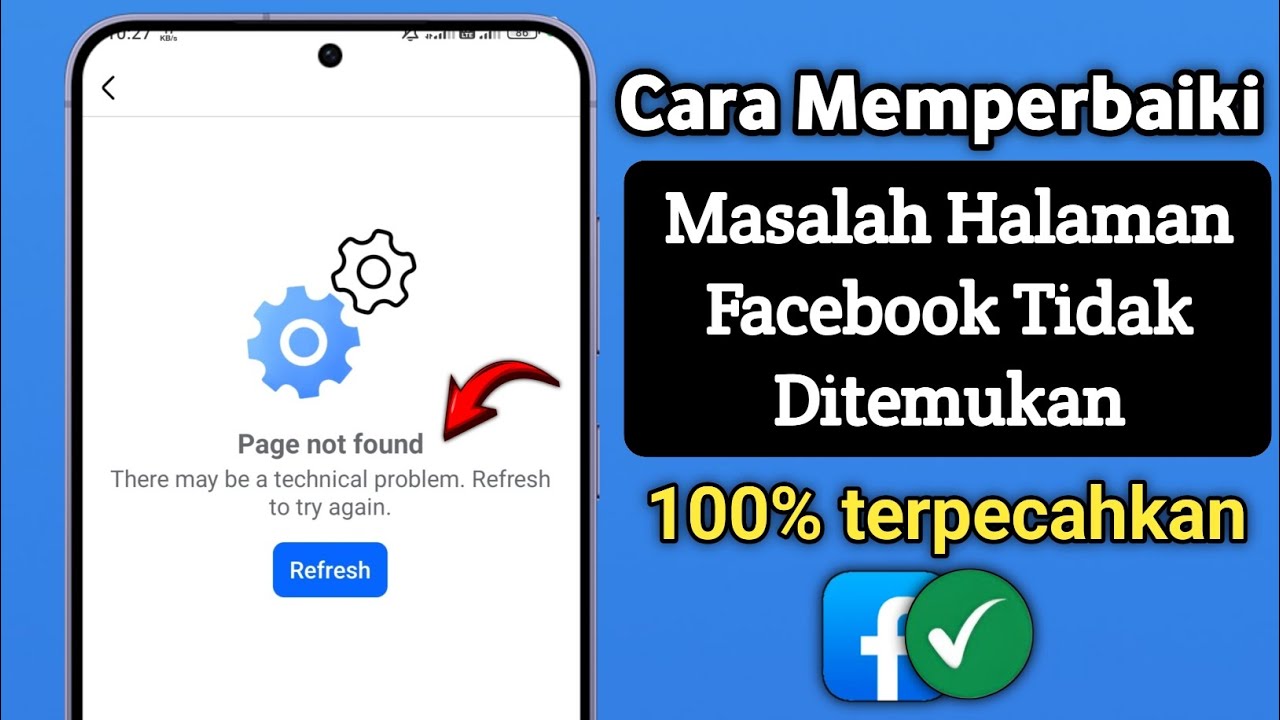 Cara Memperbaiki Masalah Halaman Facebook Tidak Ditemukan | Mungkin ada masalah teknis di Facebook