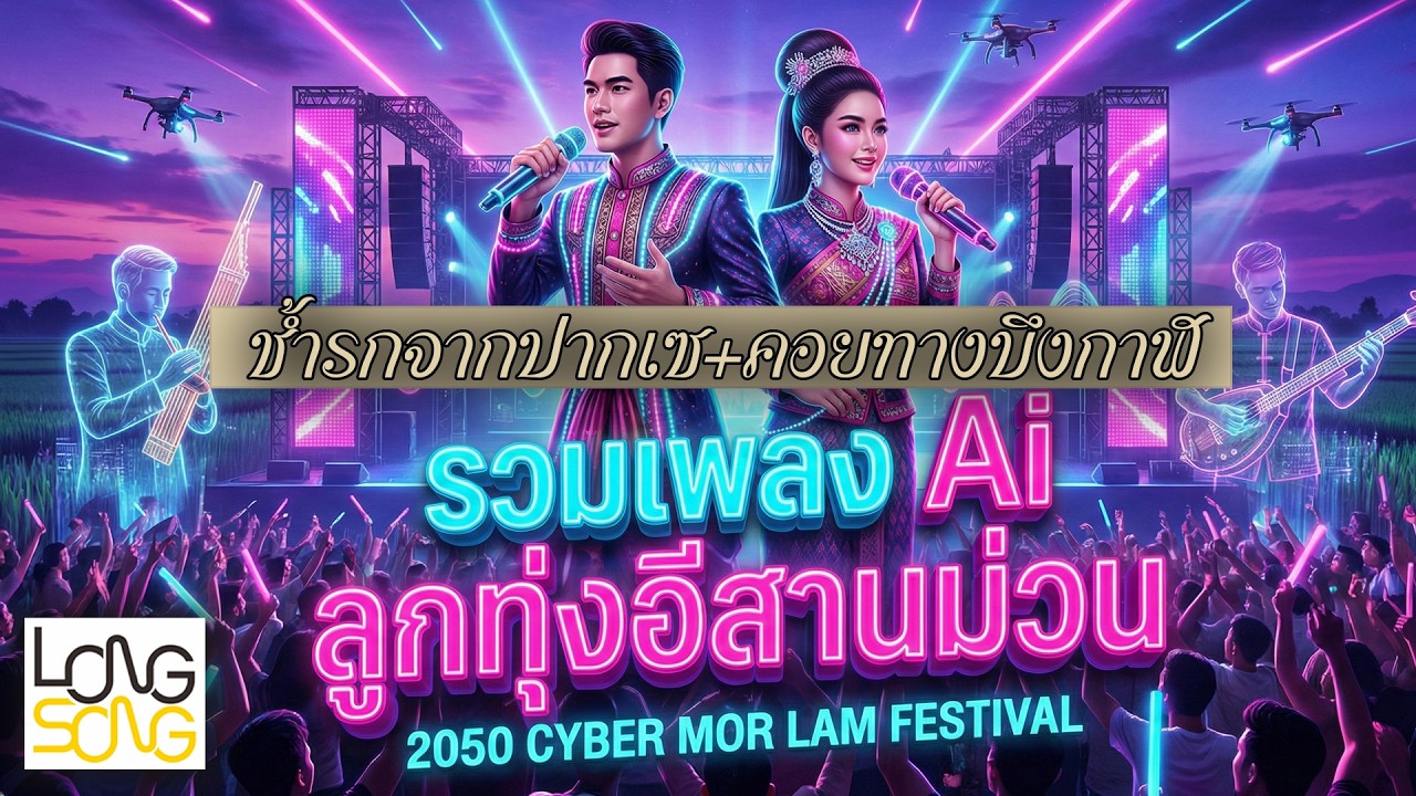 รวมเพลง Ai ลูกทุ่งอีสานม่วน 2