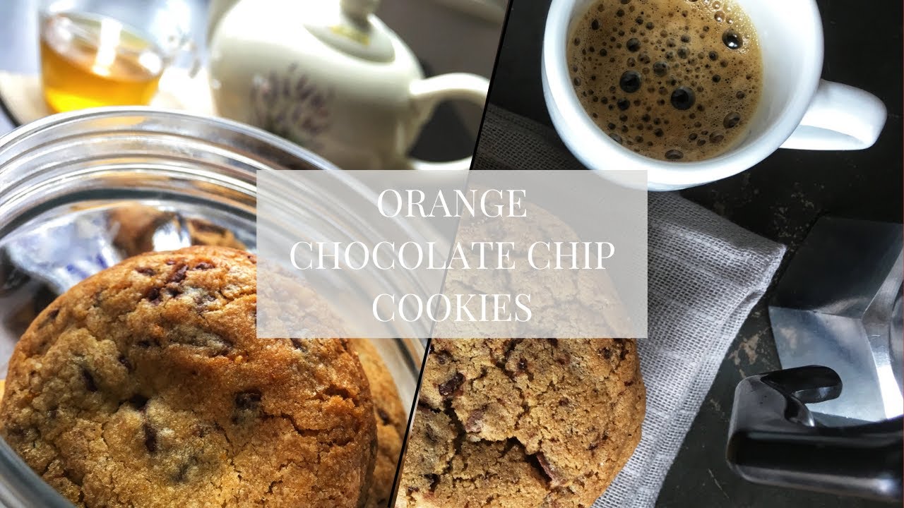 The Best Orange Chocolate Chip Cookies  - Great Bake Sale Idea