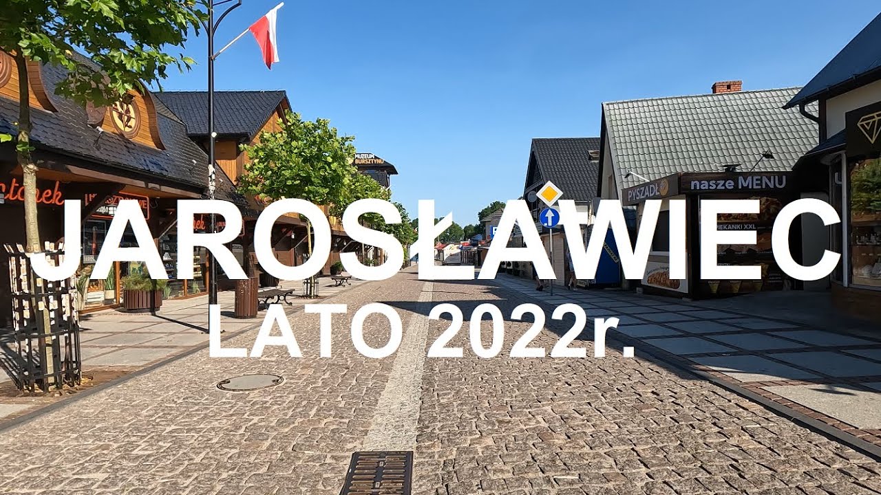 JAROSŁAWIEC Lato 2022r. Spacer po Jarosławcu #morze #bałtyk  #wakacje #wczasy