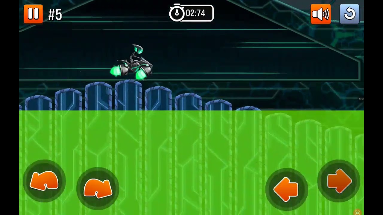 Moto X3m Cyber World Gameplay Level 1-10