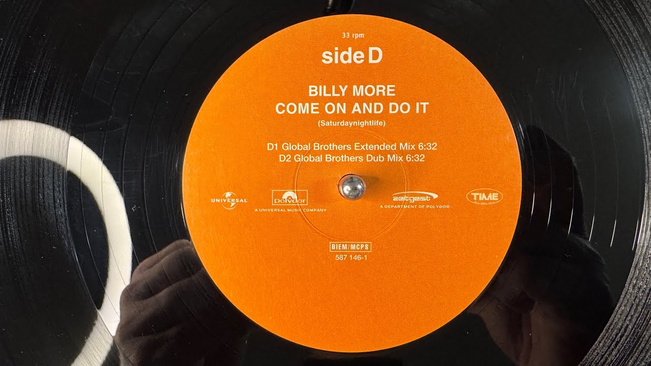 Billy More – Come On And Do It (Global Brothers Extended Mix) - Zeitgeist – 587 136-1 (2001)