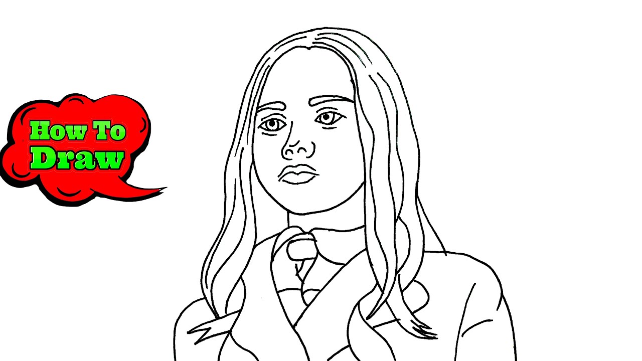 How To Draw Megan | Drawing Megan | Sketch Tutorial