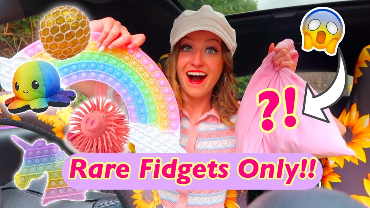 Shopping For RARE Fidgets ONLY Challenge!!😱✨*WE HIT THE JACKPOT*😍