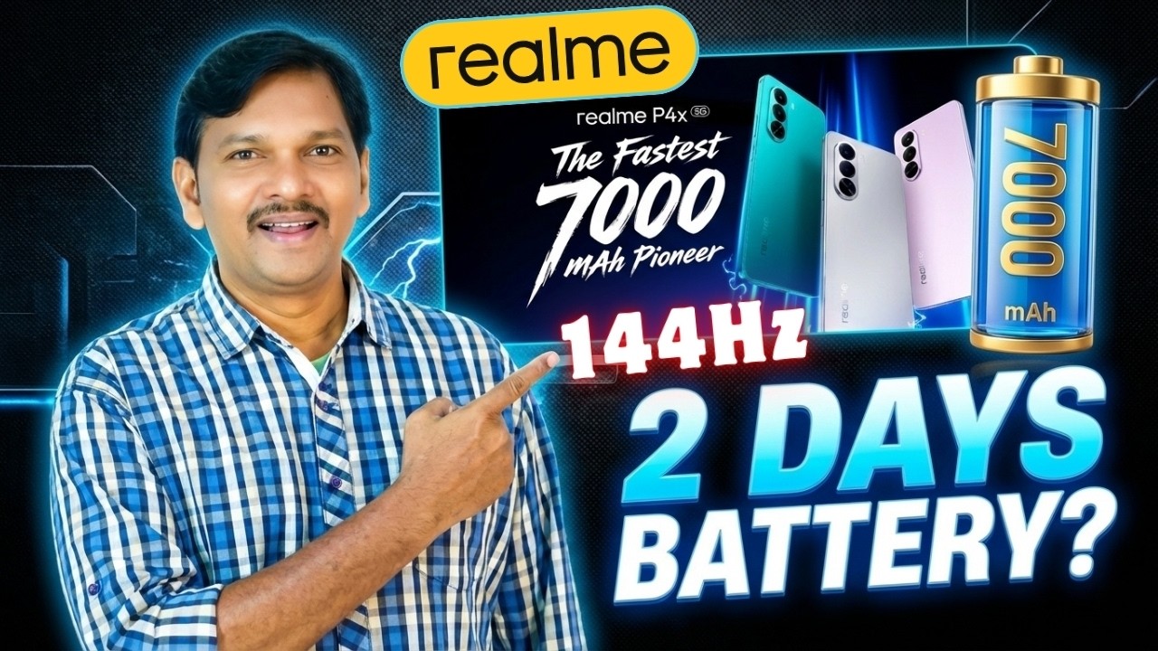 Realme P4X - 7000mAh Battery 144hz  Monster under 16k! #GamingPhone