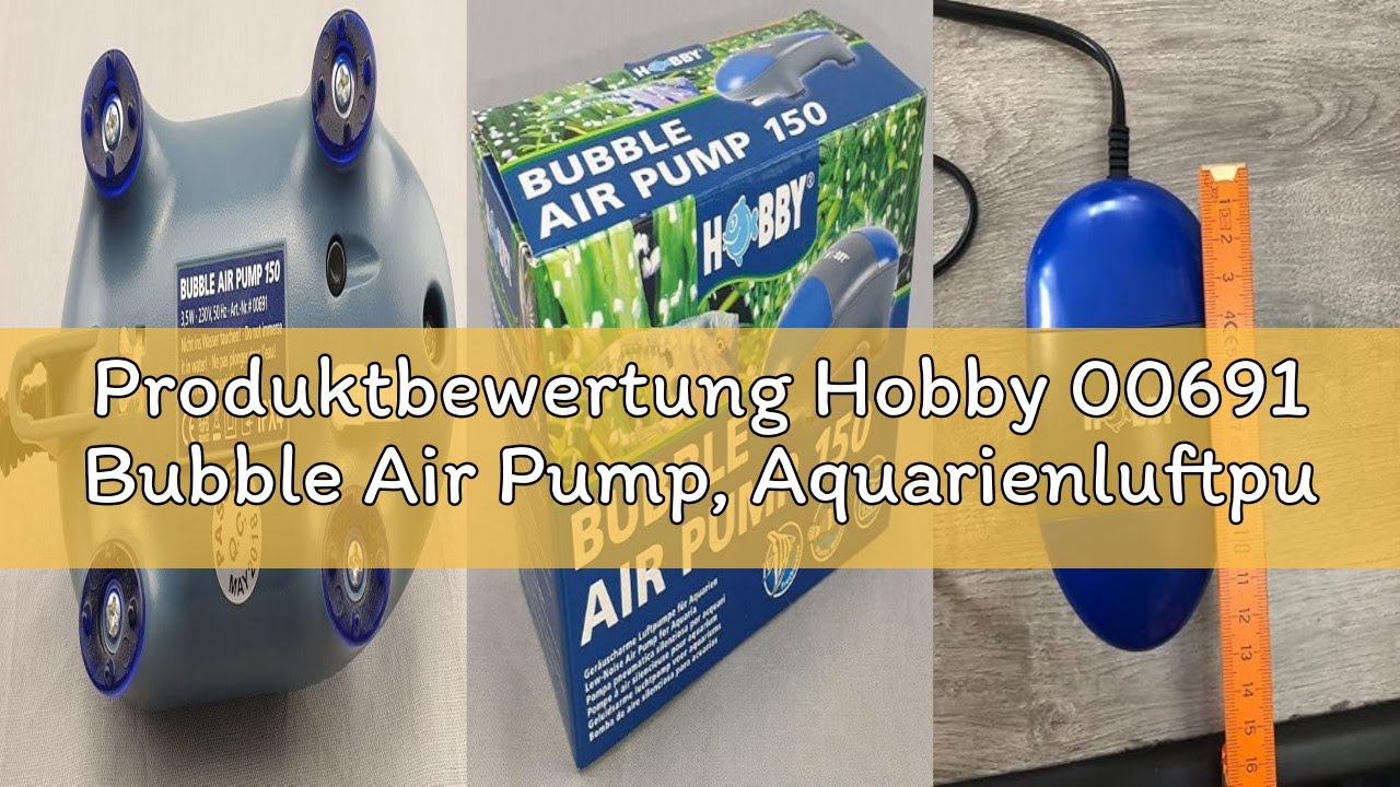 Produktbewertung Hobby 00691 Bubble Air Pump, Aquarienluftpumpe