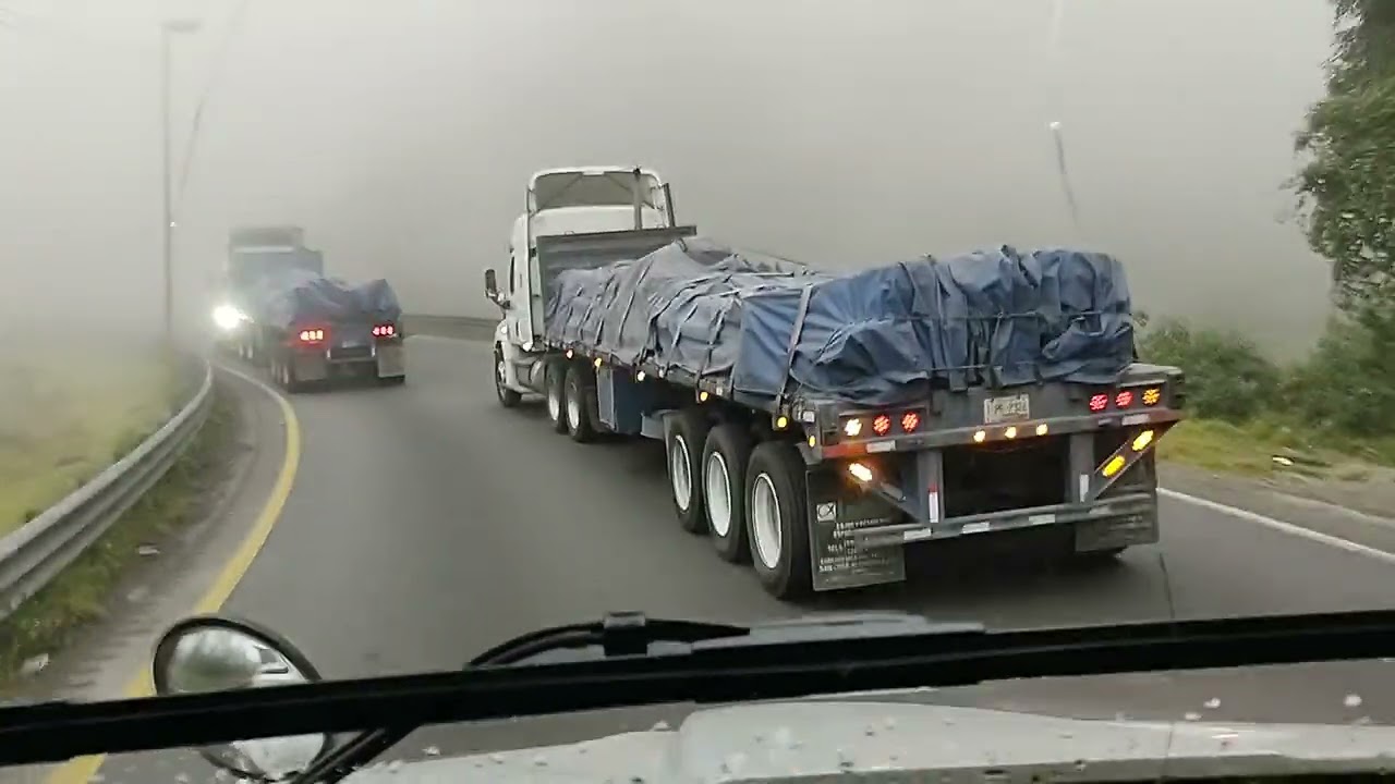 cumbres de maltrata con neblina