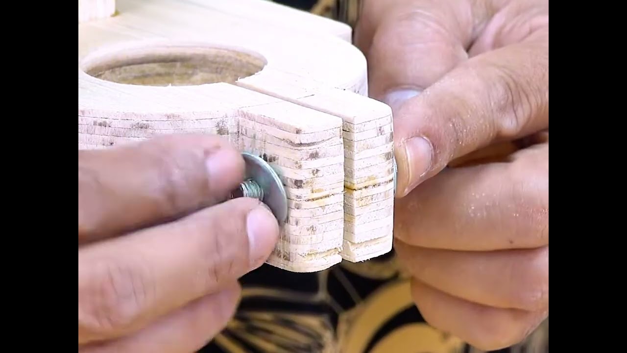 Make your own powerful spindle sander with DIY woodworking tools.part1