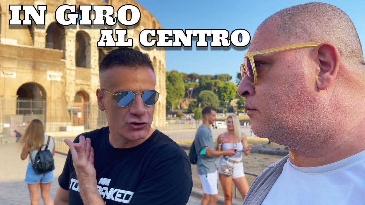 Bomba e Cicalone in giro per il centro di Roma con il Cavallo