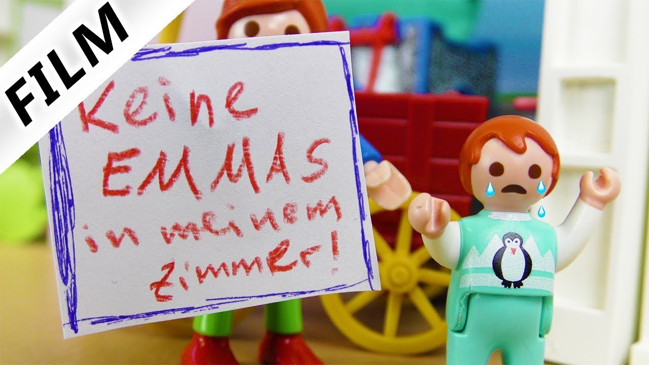Playmobil Film Deutsch - EMMAS ZIMMERVERBOT FÜR JULIANS ZIMMER! WÜTENDES KIND - Familie Vogel