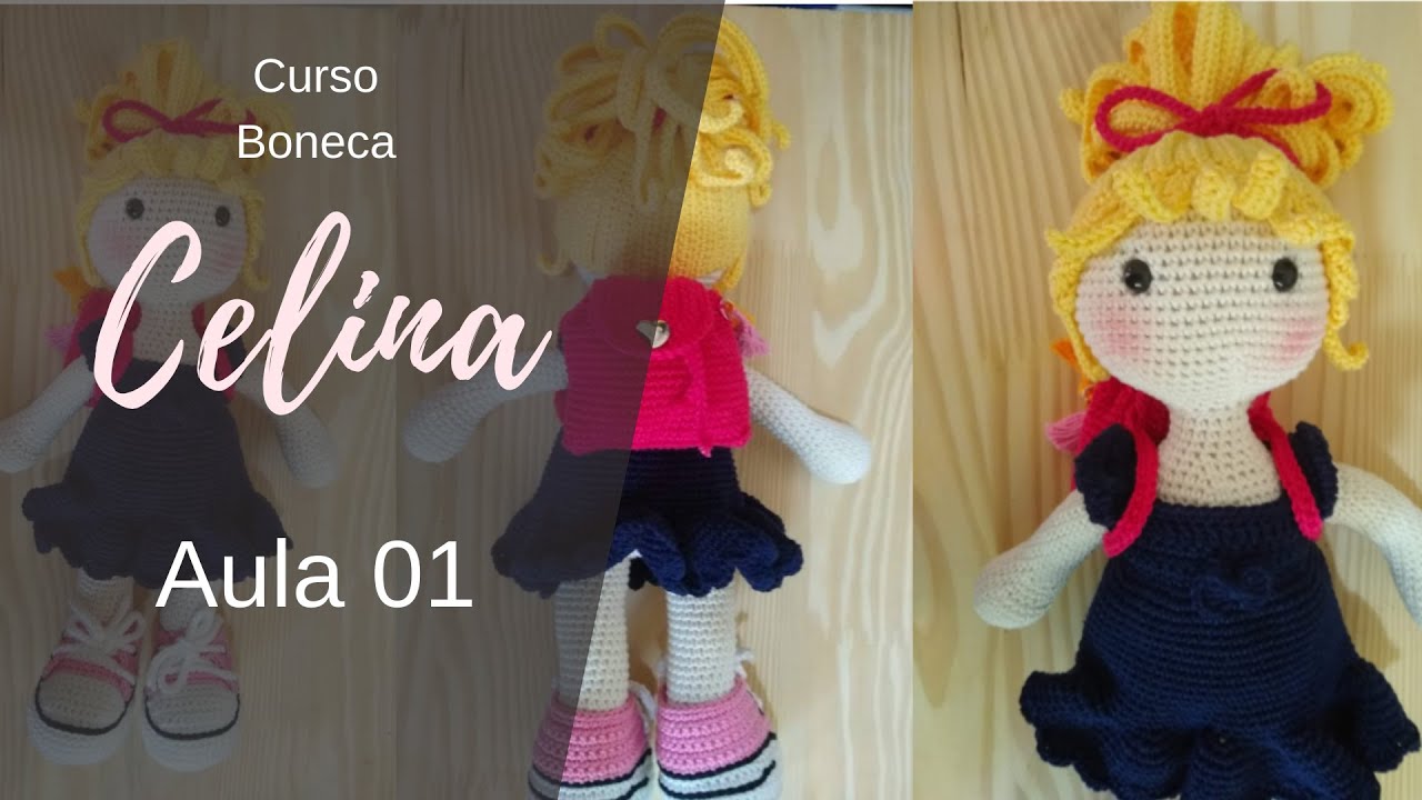 AULA 1 BONECA CELINA - Barroca Ateliê Oficial