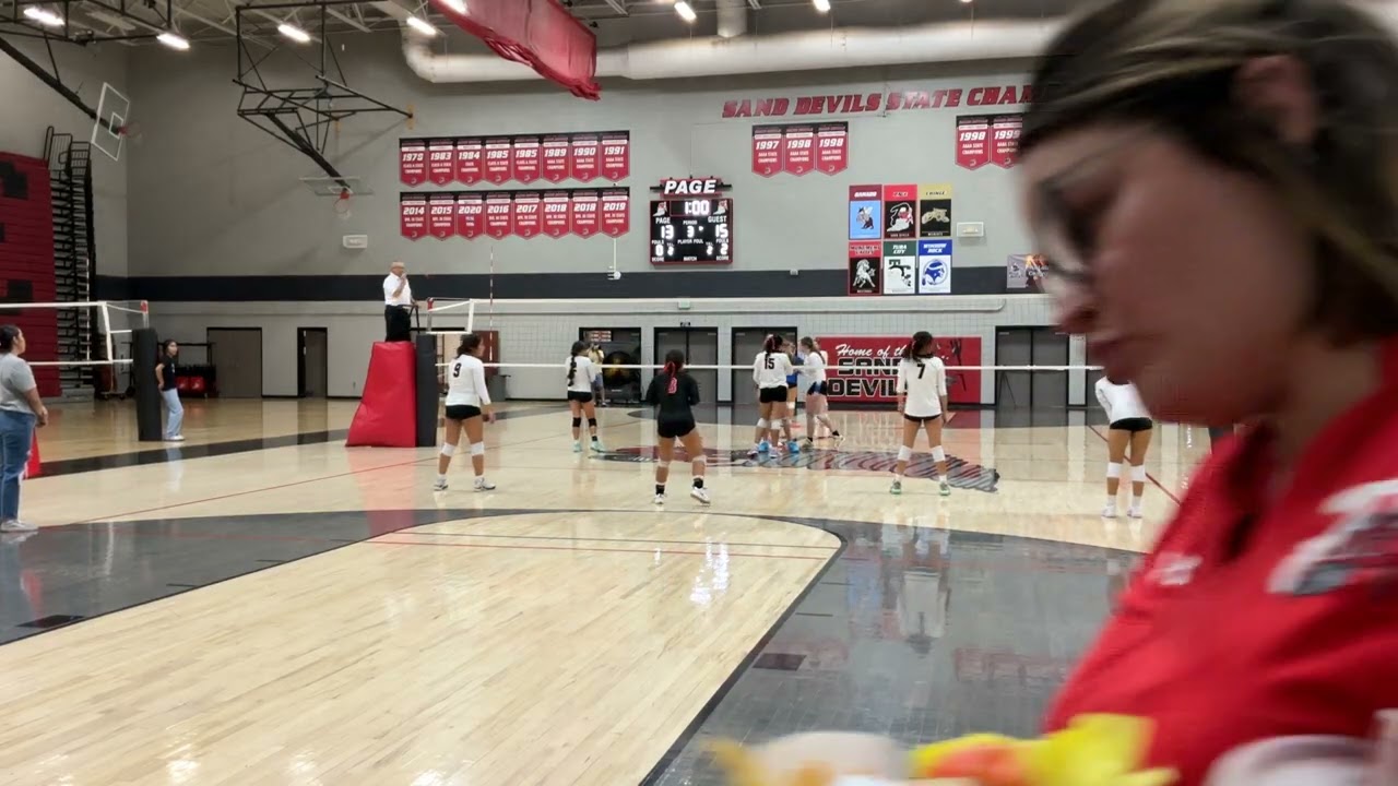 Page Sand Devil vs. Parowan UT varsity set 3 8/28/25