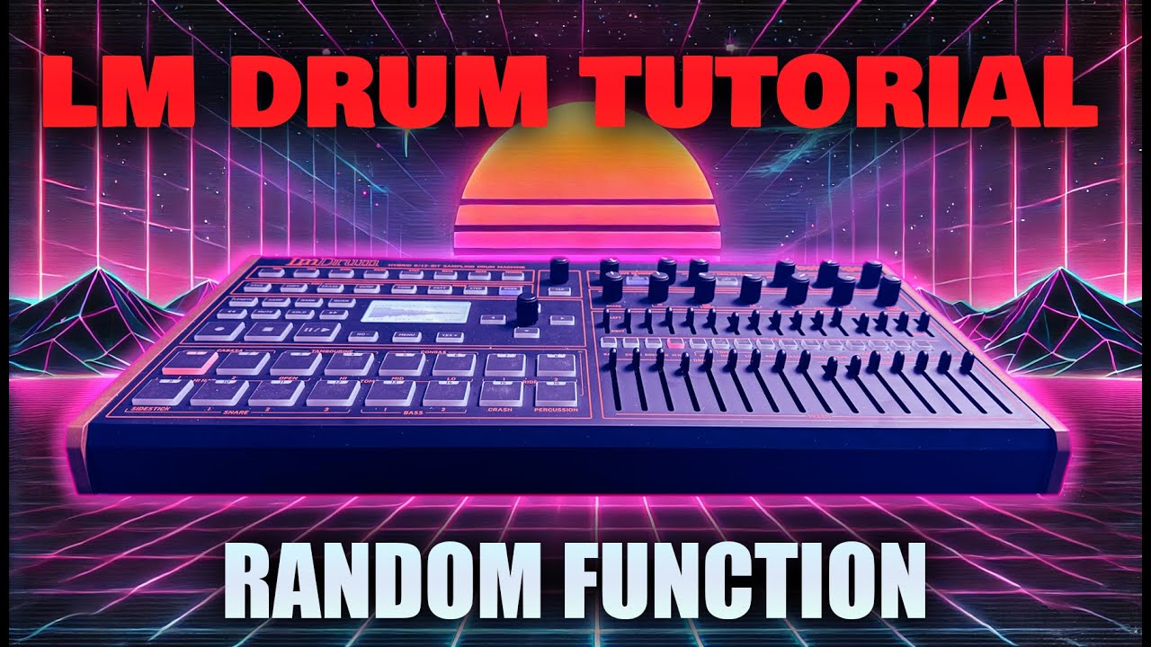 Behringer LM Drum Quick Tutorial - Random Function