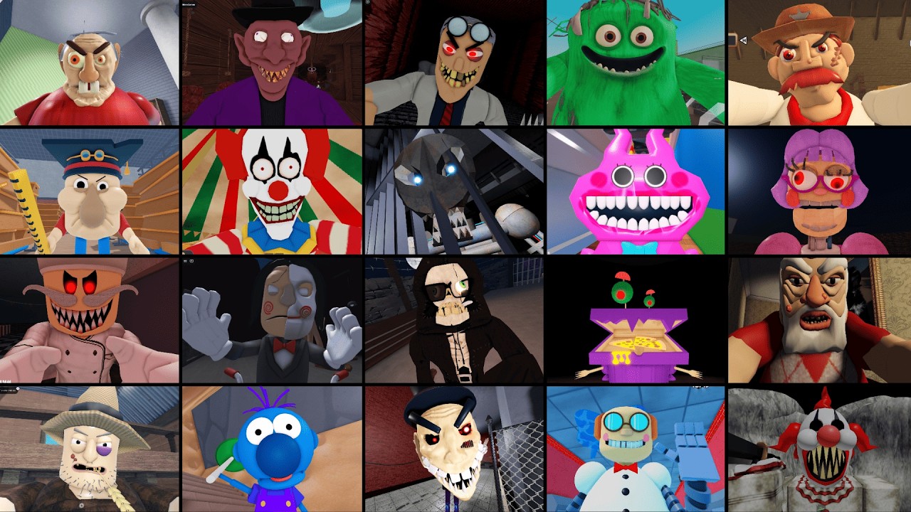 EPIC SCHOOL ESCAPE,EVIL GRANDMA, BOB THE DENTIST, BETTY'S NURSERY 2, MISS HAPPI, ROBLOX JUMPSCARE'S