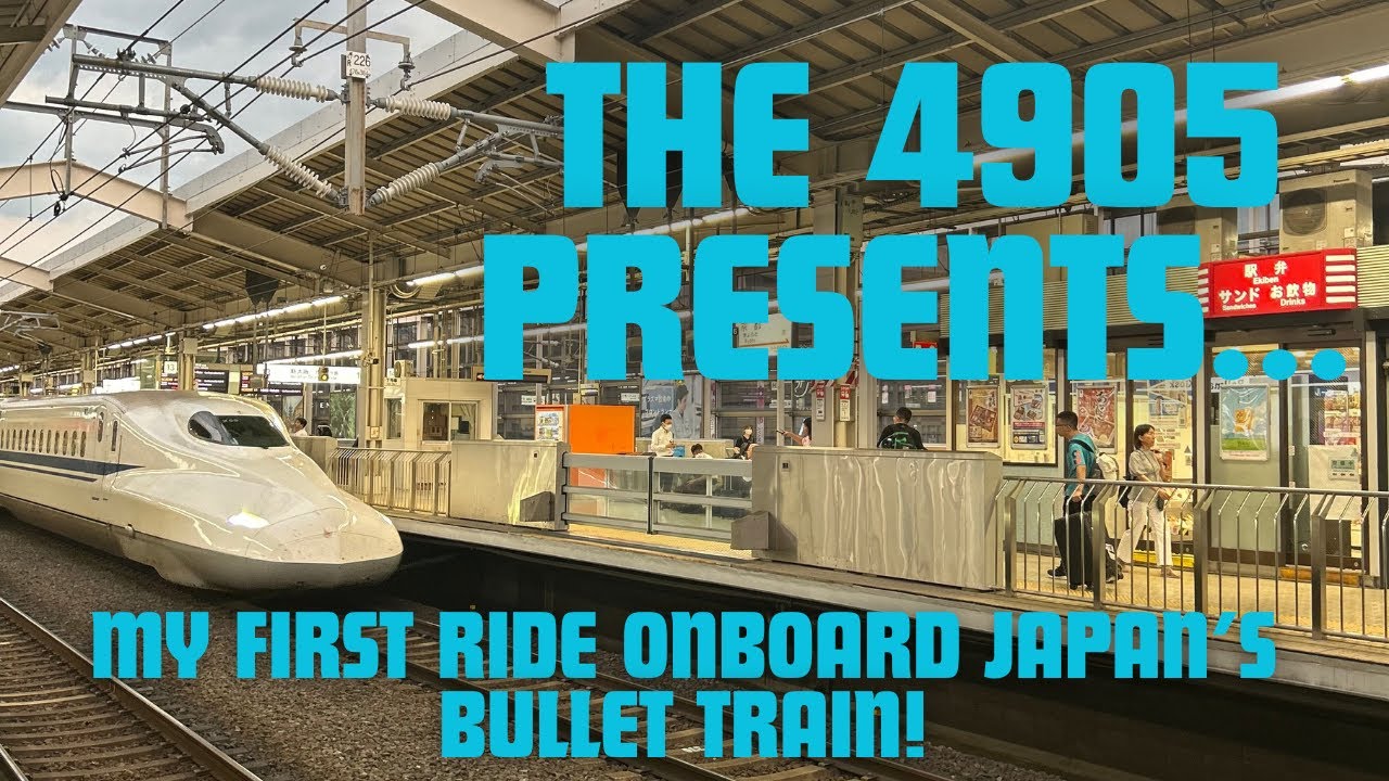 MY FIRST BULLET TRAIN RIDE IN JAPAN! The 4905
