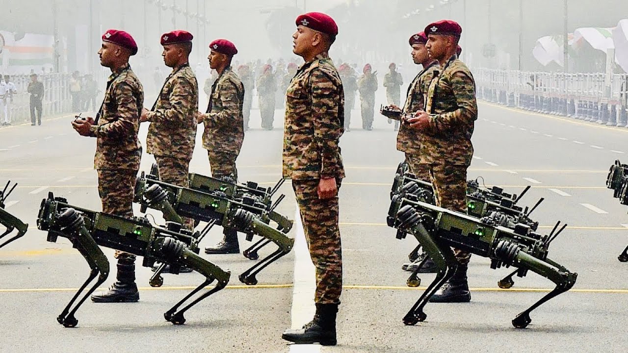 Robotic dogs with guns to steal Republic Day parade 2026 show | Indian Army | Kartavya Path