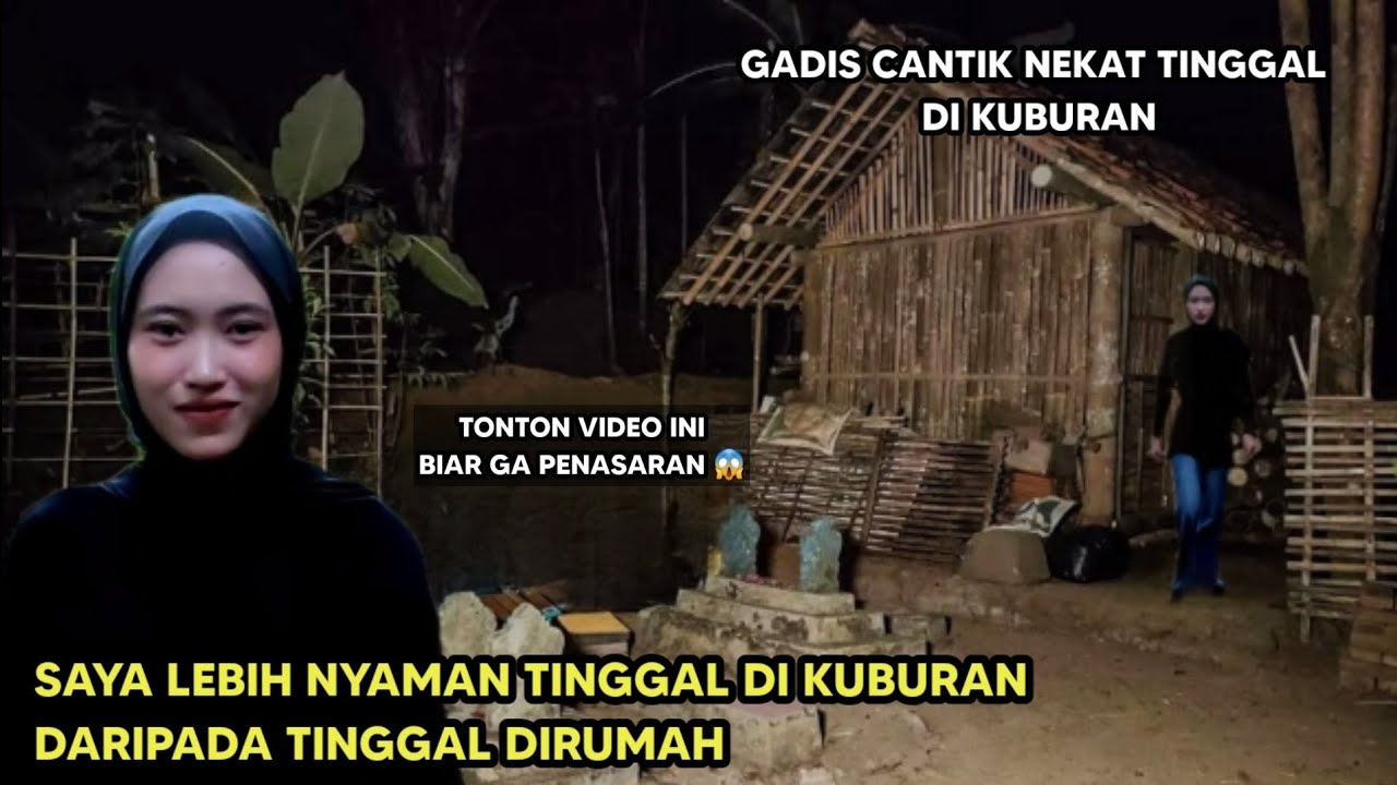 INIMAH SEREM ! GADIS CANTIK INI LEBIH MEMILIH TINGGAL DI KUBURAN DAN TINGGAL BARENG HEWAN PELIHARAAN