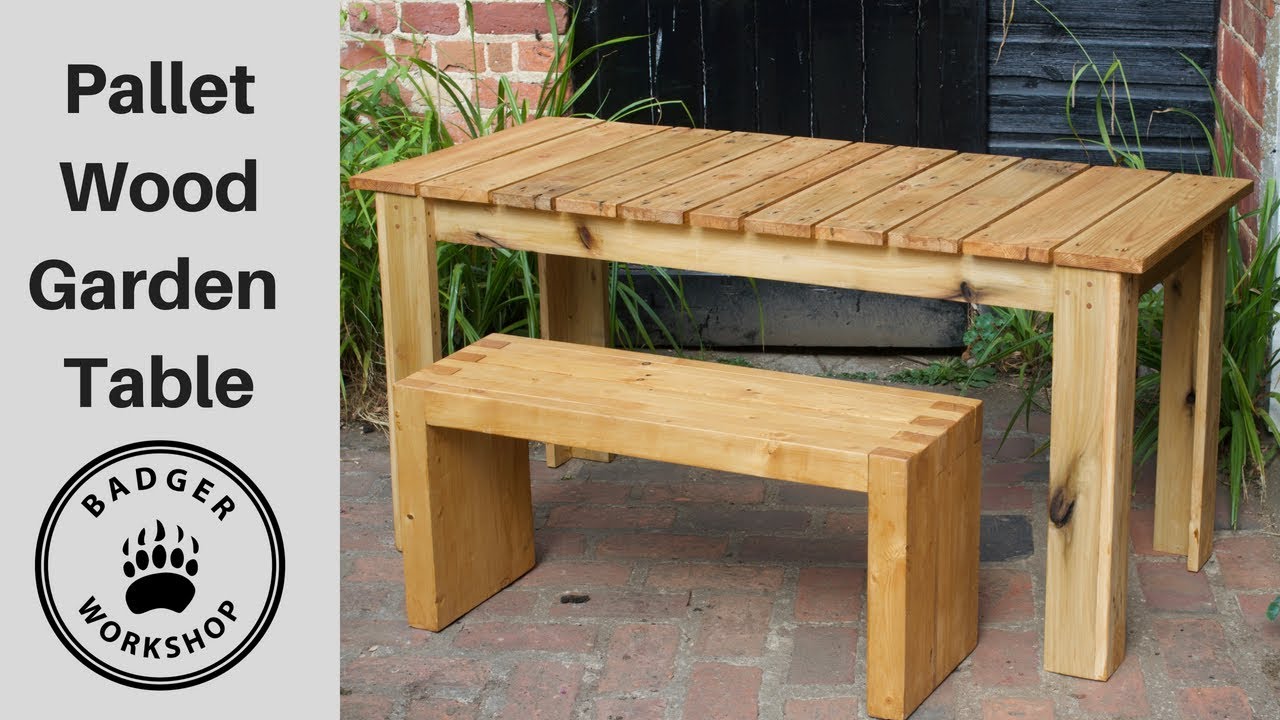 Pallet Garden Table