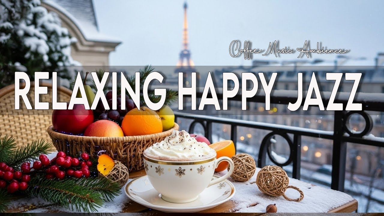 Relaxing Happy Jazz Music ☕ Bossa Nova instrumental for Happy Moods, Work & Study 🎷🎶