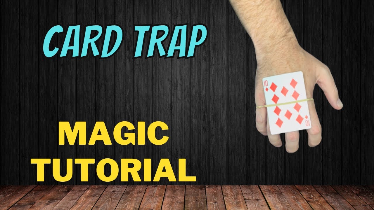 How To Find A Selected Card With A Rubber Band - Card Trap - Magic Card Trick Tutorial