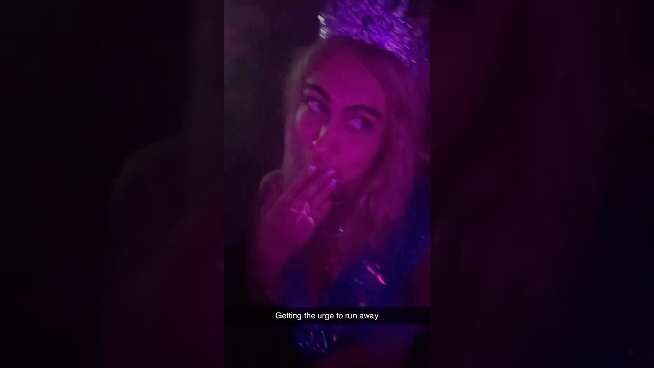 Getting the urge to run away from the group at a rave 