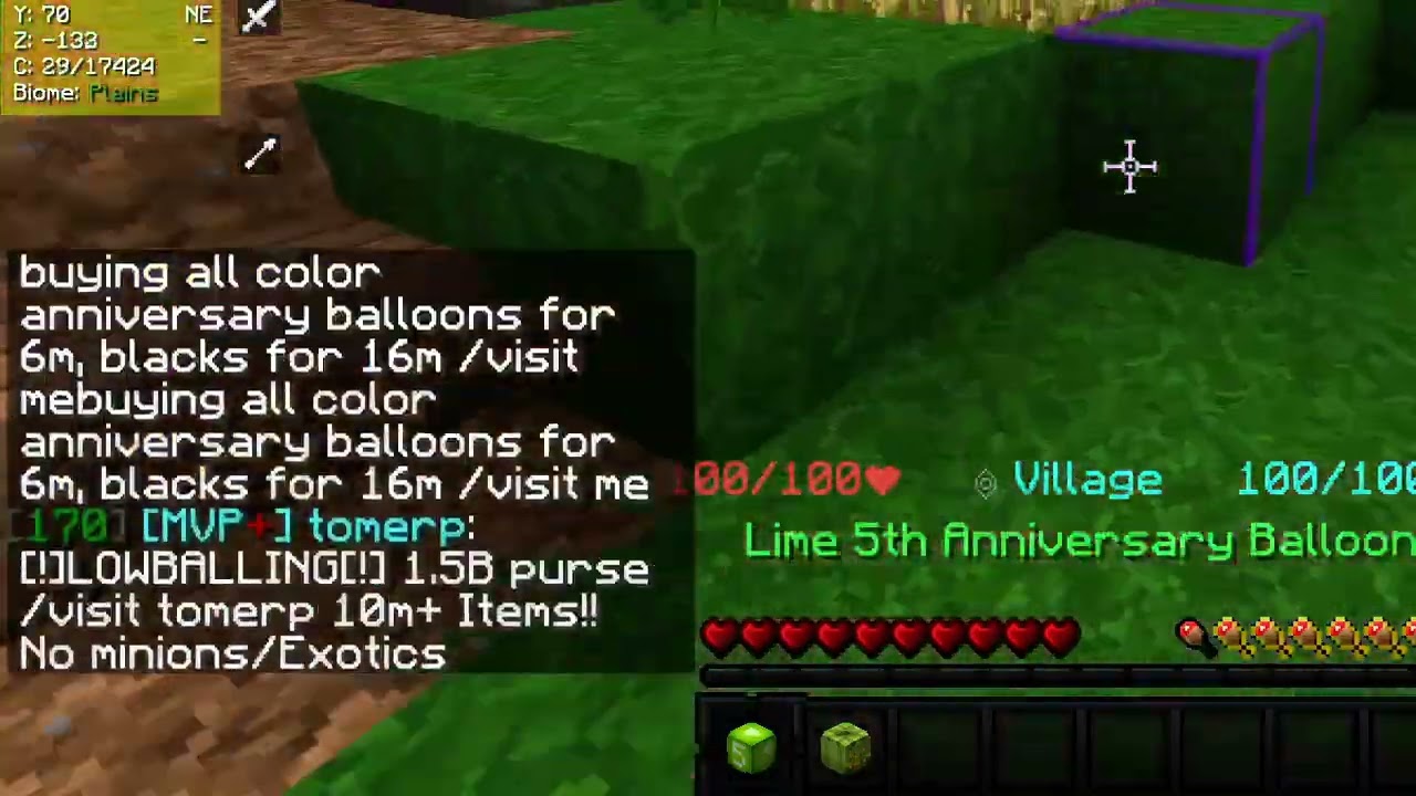 Trolling Leaches In Hypixel Skyblock