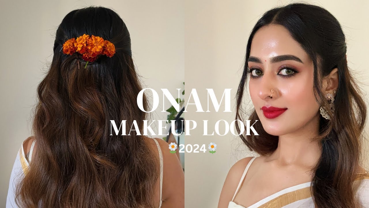 Onam Makeup Look🌼2024🌼| Malayalam #onammakeup #malayalam #makeuptutorial