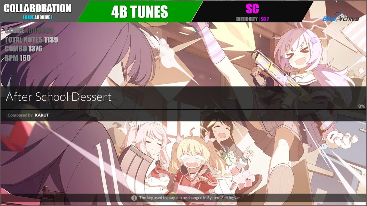 [DJMAX RESPECT V] After School Dessert (4B SC ☆7) - COLLABORATION / BLUE ARCHIVE