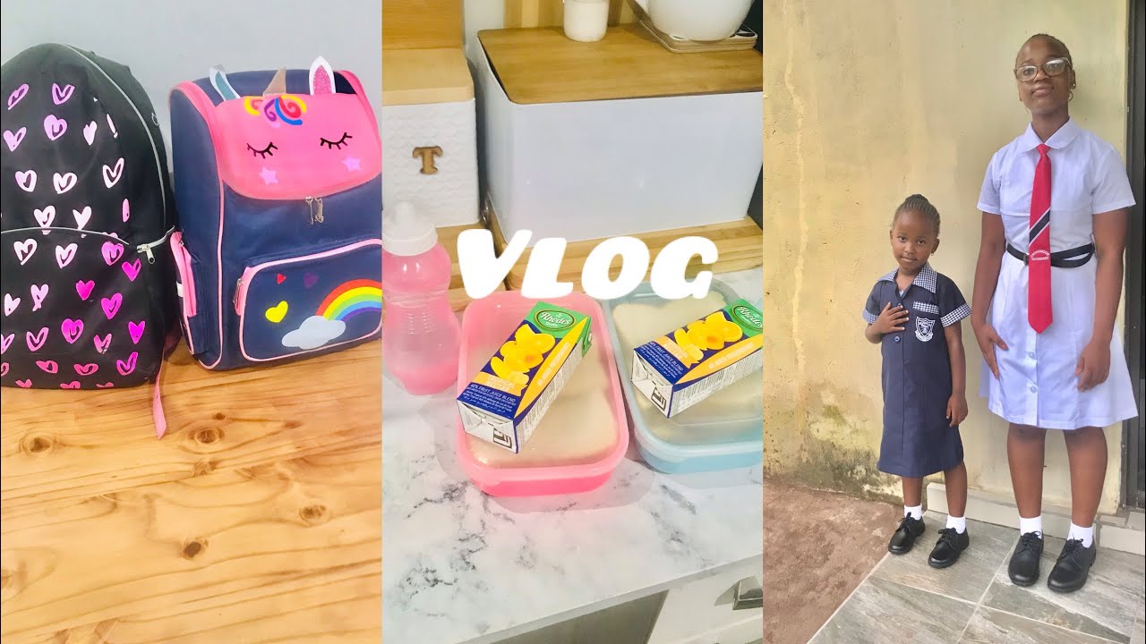 Back to School Vlog: First Day 📚/ Lunches / Grocery top up #backtoschool 📚