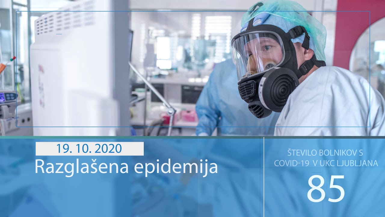 Časovnica širitev COVID kapacitet UKC Ljubljana v jeseni 2020