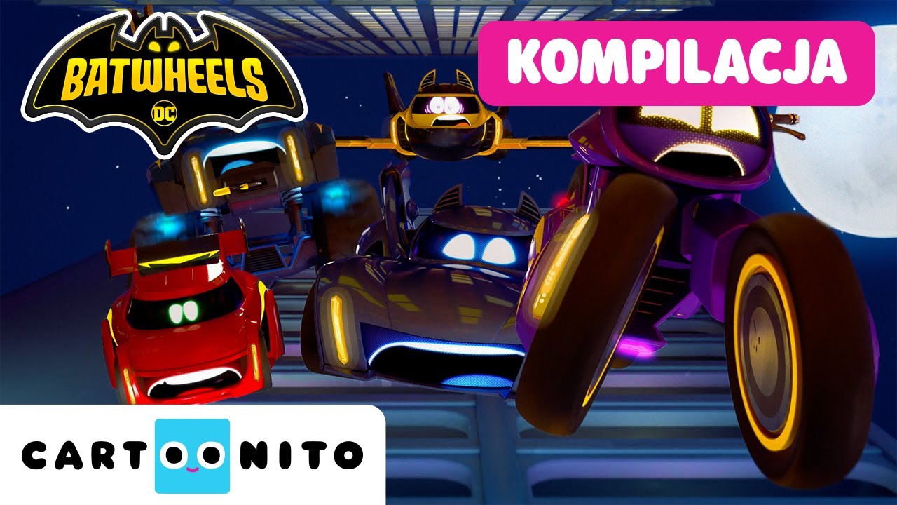 Kompilacja najlepszych momentów z sezonu pierwszego | Batwheels | Cartoonito