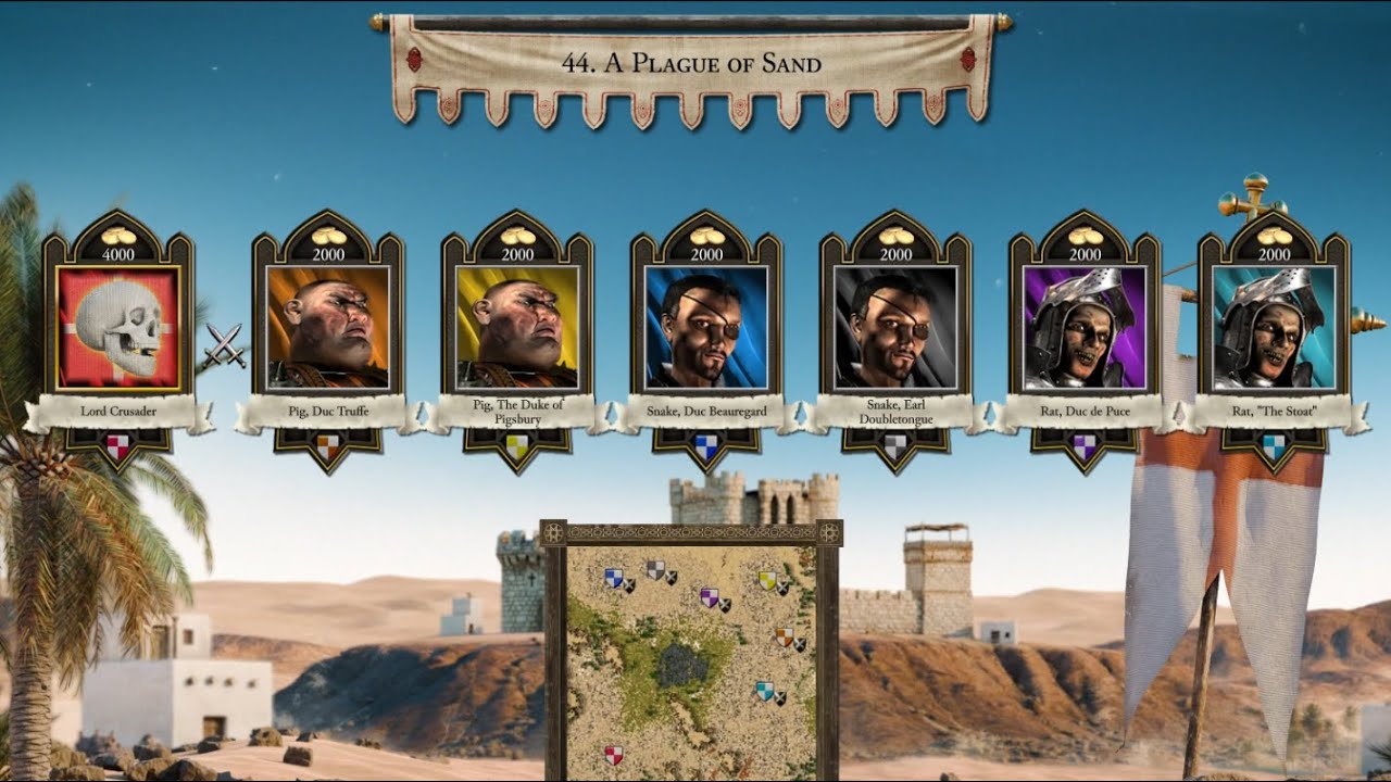 STRONGHOLD CRUSADER : DEFINITIVE EDITION (44. A PLAGUE OF SAND, VERY HARD)