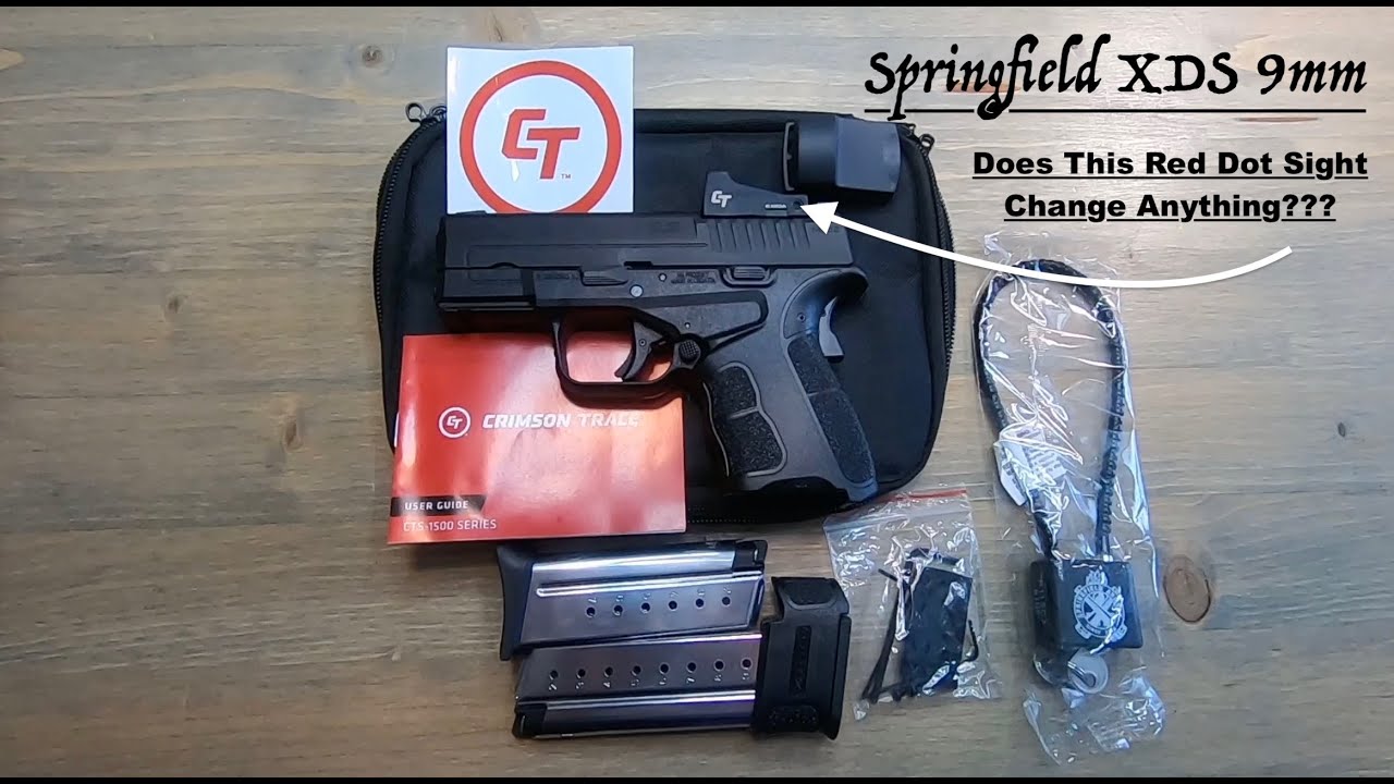 Бюджетный субкомпактный пистолет Springfield XDS Mod 2 калибра 9 мм с коллиматорным прицелом! #хо...