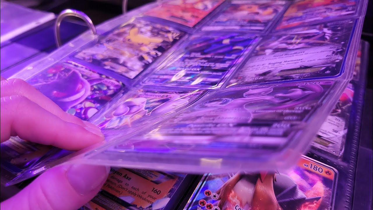 ASMR Part 1: Pokemon Card Collection [Whispering, Tapping, Flipthrough]